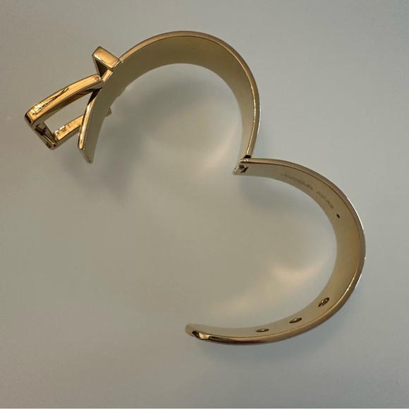 Michael Kors | Statement Gold-Tone Buckle Bangle / Bracelet - Picture 11 of 16